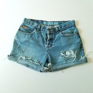 Vintage High Waist Eddie Bauer Cut Off Mom Shorts